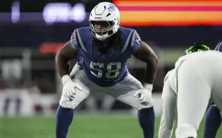 Patriots’ Jared Wilson Exits Game with Ankle Injury