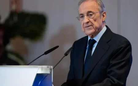 Real Madrid Chief Florentino Perez Criticizes Barcelona and La Liga Referees