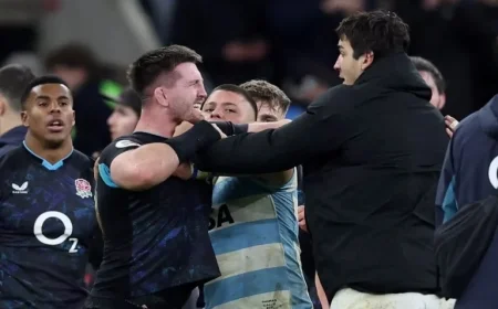 England Triumphs Over Argentina; Tom Curry Allegedly Shoves Pumas Coach