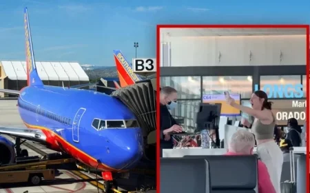 Southwest Airlines Passenger Reacts Strongly to Overbooked Flight
