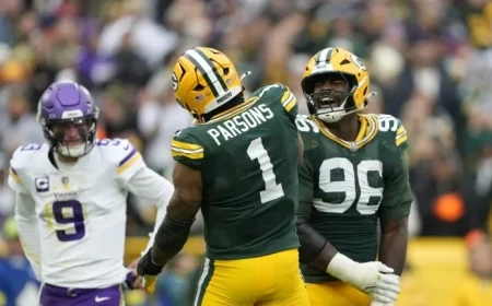 Micah Parsons, Packers Defense Overpower Vikings in 23-6 Victory