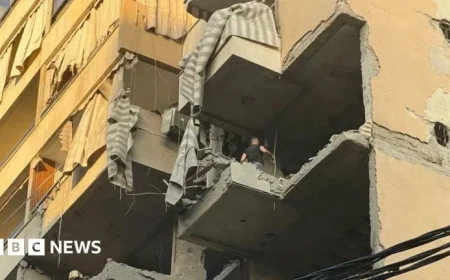 Israel Strikes Beirut, Killing Senior Hezbollah Leader