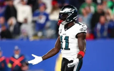 Eagles Fans React to Viral Tom Brady and AJ Brown Moment