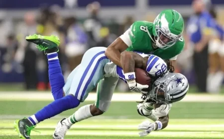 Eagles’ Jackson, Ojomo Injured Against Cowboys; DeJean’s Role Expands