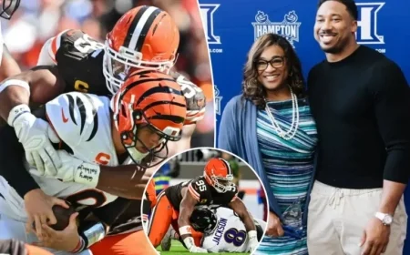 Myles Garrett Pursues NFL Sack Record, Inspired by Childhood Game with Mom