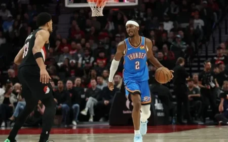 Trail Blazers Clash with Thunder: Live Updates and Highlights