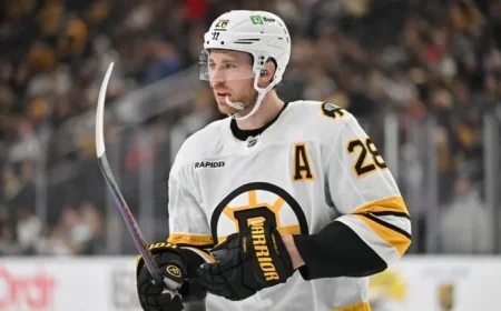 Elias Lindholm May Rejoin Bruins for Game Against Sharks