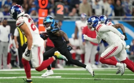 Giants’ 34-27 Loss to Lions: Key Takeaways and Insights