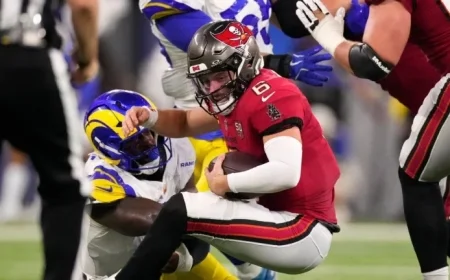 Baker Mayfield Misses Bucs vs. Rams Due to Shoulder Injury