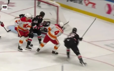 Andersson Scores the Opening Goal