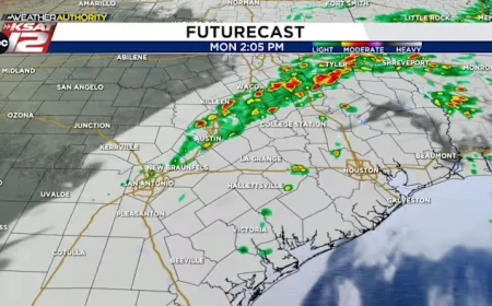 Texas Faces Widespread Storm Threat on Monday