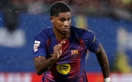 Marcus Rashford to Face Chelsea in Barcelona Champions League Clash