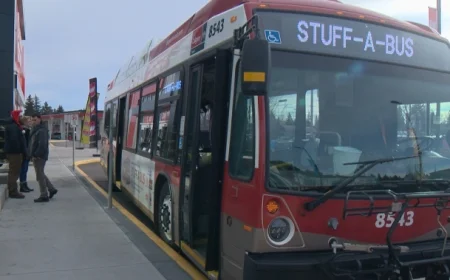 Annual Stuff A Bus Initiative Supports Calgary Food Bank Needs