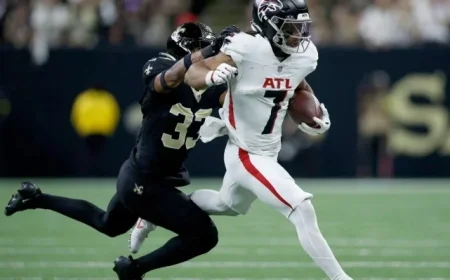 Falcons Triumph Over Saints: Celebrating Victory in New Orleans Clash