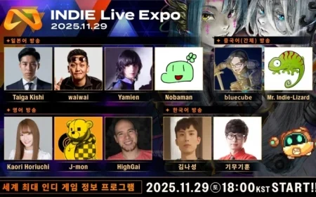 Asia’s Largest Indie Game Showcase “INDIE Live Expo 2025” Unveils Broadcast Details