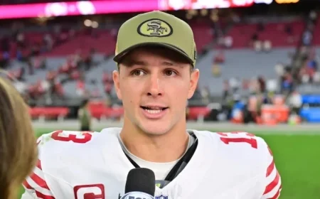 Brock Purdy Inspires 49ers Ahead of Panthers Showdown