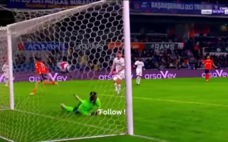 Şomurodov’s Stunning Goal Secures Başakşehir’s Victory (Video)