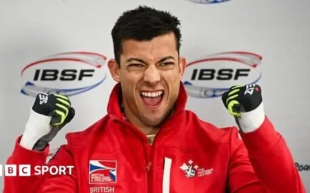 GB Wins Two Skeleton Golds in World Cup Opener