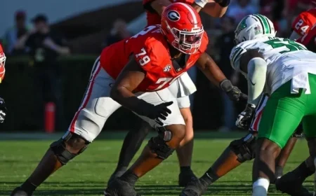 UGA Expels OL Nyier Daniels Following Police Pursuit Involving Mother