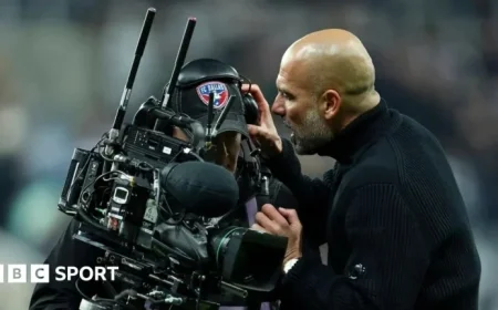 Pep Guardiola Apologizes for Conduct at Newcastle as Man City Boss