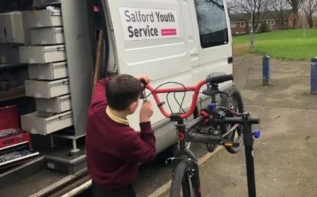 Salford Youth Service and Police Unite to Safeguard Bikes Citywide