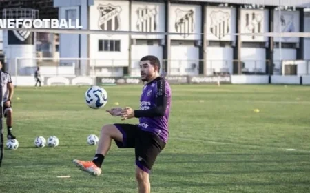 Ceará Begins Training for Mirassol Clash Two Days Ahead