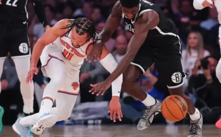 Nets Face Knicks in Exciting Monday Night Basketball Showdown
