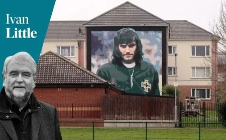 “George Best Shines in Belfast Church Match Debut”
