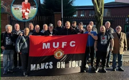 Manchester United Fans Honor George Best in Belfast on 20th Anniversary