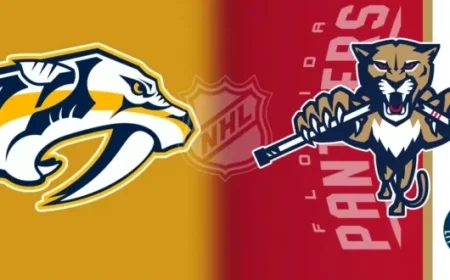 Florida Panthers Face Nashville Predators in Gameday 22 Showdown