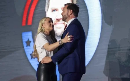 Widow Shares Vance’s Words During Emotional Onstage Hug with Charlie Kirk