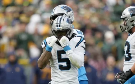 Rico Dowdle Uncertain for Tonight’s Game After Early Panthers Snaps