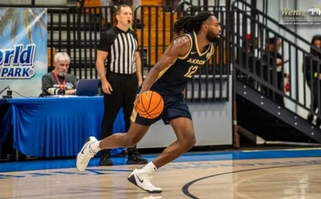 Akron Battles Yale for Paradise Jam Title Monday Night