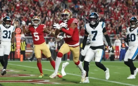 49ers’ Wide Receiver Punches Carolina Player Post-Panthers Victory