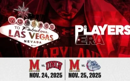 Maryland Begins Players Era Tournament Monday Against UNLV