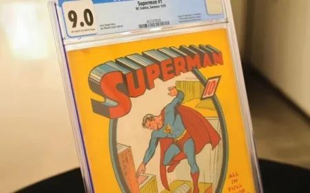 Rare Superman Comic Book Sells for $9 Million