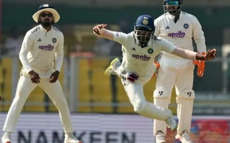 India Struggles at 27/2, Chasing South Africa’s 549 in 2nd Test