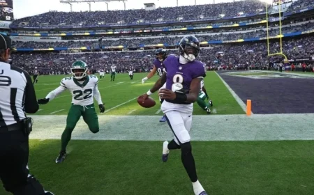 Lamar Jackson’s Sack Rate Surges as Rushing Yards Decline