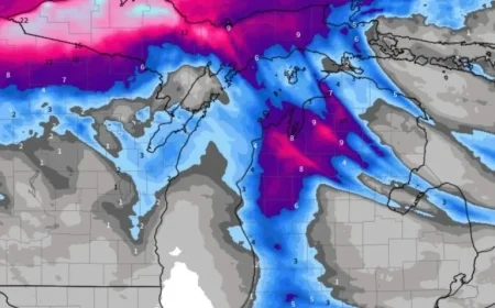 Winter Storm Watch Extends to 16 Lower Michigan Counties, Including Traverse City