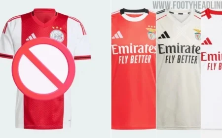 Ajax to Wear Third Kit at Home Against Benfica Due to Kit Clash
