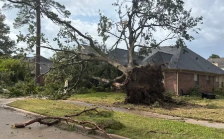 Tornado Strikes Houston Amid Thunderstorms, Reports National Weather Service