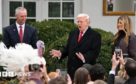 Trump Pardons Turkeys in Thanksgiving Tradition – Live Updates