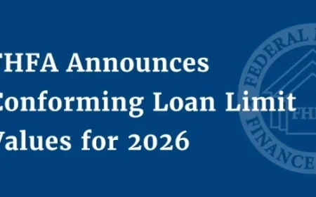 FHFA Sets 2026 Conforming Loan Limits