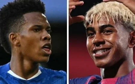 Estêvão vs. Yamal: Emerging Talents Clash in Champions League Debut