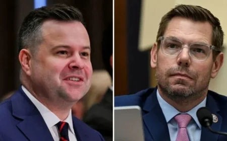 Rep. Eric Swalwell Sues Bill Pulte for Misusing Database in Fraud Claims