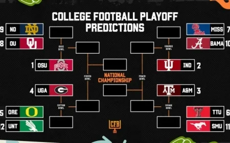 Week 13 College Football Playoff Bracket: Projections and Predictions