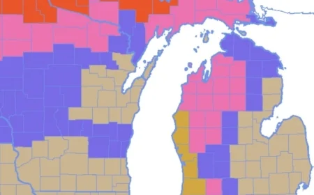 Blizzard and Winter Storm Warnings Cover All Michigan Counties