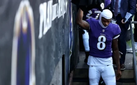 Ravens’ Lamar Jackson Practices, Ready to Face Bengals