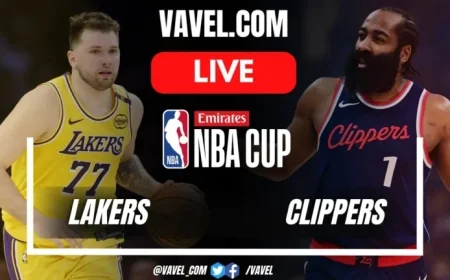 Lakers vs Clippers: Live NBA Cup Score Updates