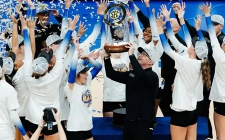 Kentucky Volleyball Overcomes Texas in Reverse Sweep to Secure SEC Title